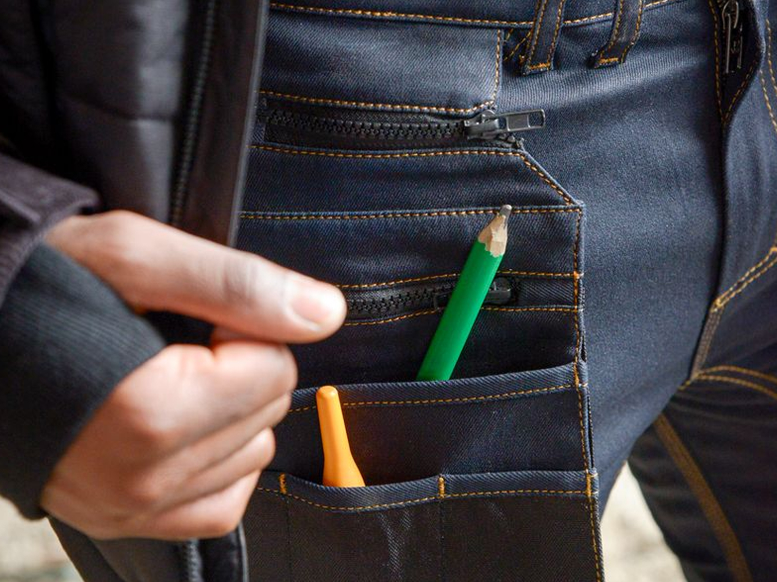 Functional workwear pocket